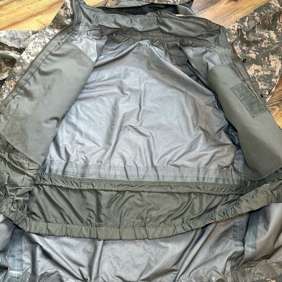 Camouflage Military Parka Jacket Camo Coat Nylon Hooded Cold Weather Medium - Picture 8 of 13